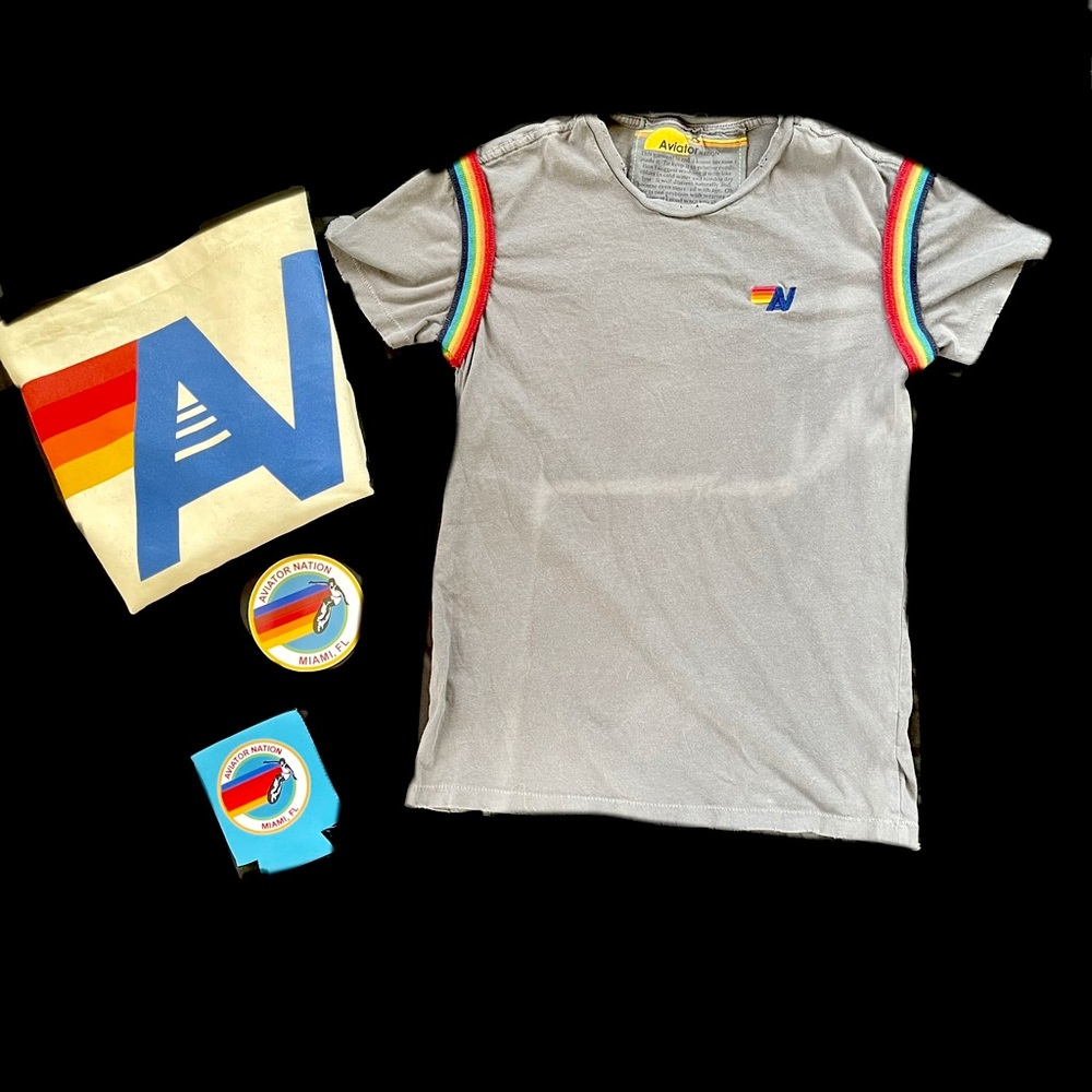 RARE Aviator Nation Prism Tee